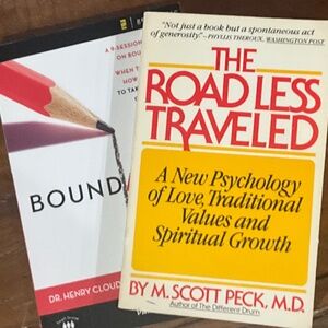 2 Books- The Road Less Traveled & Boundaies